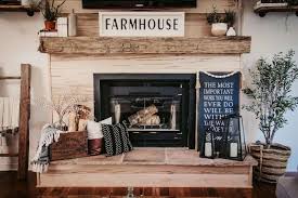34 stylish farmhouse fireplace setups