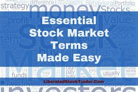 101 stock market terms every good