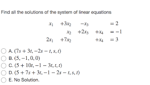 Solved 1 1 Find All The Solutions For