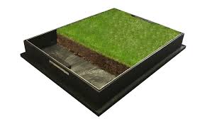 600x450mm Grass Manhole Drain Cover