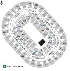 seating charts paycom center