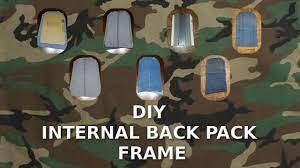 diy internal backpack frame you