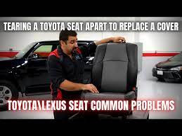 Tearing A Toyota Seat Apart To Replace