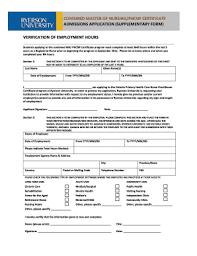 22 Printable Previous Employment Verification Form Templates