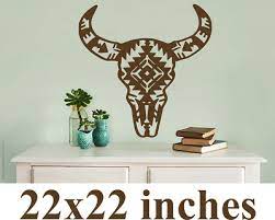Large Aztec Bull Cow Country Western