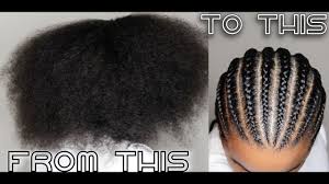 Like white men, some black men choose to grow their hair out. 10 Straight Back Braids On Men S Natural Hair Youtube