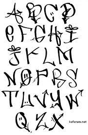 cool font graffiti alphabet letters