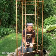 Diy Copper Trellis For Your Garden