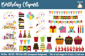 birthday clip art graphic by cozy cat