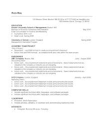 Simple Student Resume Format Resume Examples For Engineering