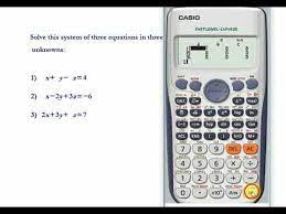 simultaneous equations involving