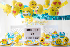 host a fabulous emoji birthday party