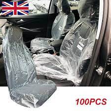 100pcs Plastic Car Seat Covers Vehicle