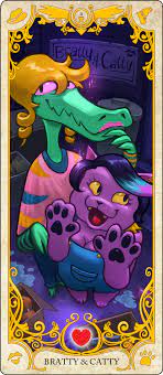Comparative Tarot — Bratty & Catty. Art by Dogbomber, from the...