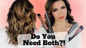 hair curler straightener vs flat iron