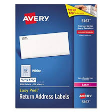 Amazon Com Avery Easy Peel Permanent Laser Address Labels
