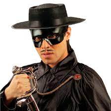 Zorro Maske Banditenmaske Räubermaske schwarz, 3,99 €