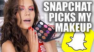 snapchat picks my makeup you