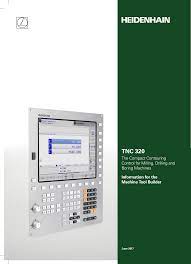 Supplying zirconia oxygen analyzers for flue gas monitoring. Tnc 320 The Compact Contouring Control For Milling Manualzz