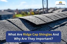 what are ridge cap shingles and why are