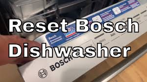 For most issues, like a frozen display, this will clear the settings and allow you to begin using the dishwasher. How To Reset A Bosch Dishwasher Youtube