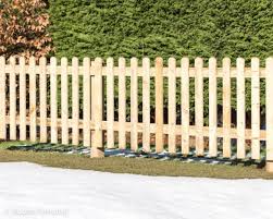 Picket Or Palisade Fence