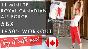 royal canadian air force 5bx workout