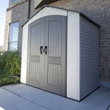 Lifetime Apex Plastic Shed 7x5 One Garden