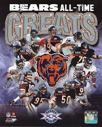 Chicago Bears All Time Greats 8x10