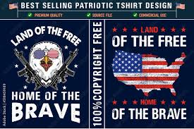 brave usa patriotic t shirt design