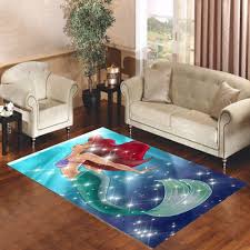 ariel little mermaid galaxy living room