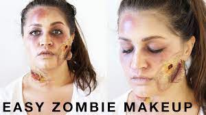 halloween easy zombie makeup tutorial