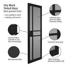 City Black Tinted Glass Industrial