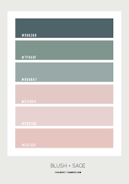 green sage and mauve pink bedroom color