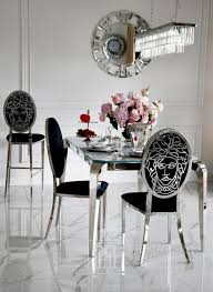 Design Glamor Table With A Glass Top