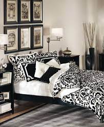 Black And White Bedroom With A Hint Of