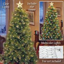 Home accents holiday 300 clear christmas 4' x 6' net shrub bush tree lights easy. Lighted Christmas Tree Net Lights With Star Collections Etc