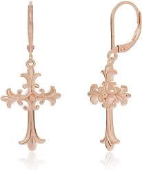 Amazon.com: Morgan & Paige Aretes colgantes con nudo de cruz celta para  mujer, diseño de plata de ley 925, ligeros e hipoalergénicos para orejas  sensibles con cierre seguro, Oro rosa, No es