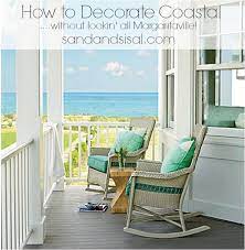how to decorate coastal without lookin