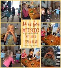 Letter Activities For Preschool Music Lesson Plans Coloring