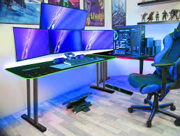 Turismo stazzione extra wide good dual monitor computer desk: 2021 Best Pc Gaming Desks For Gamers Computer Station Nation