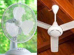 Table Fans And Ceiling Fans