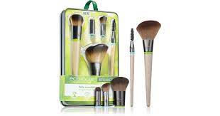 makeup brush set with a pouch