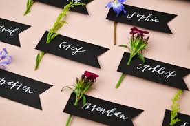 4 Diy Place Card Ideas For Spring Weddings Cards Pockets