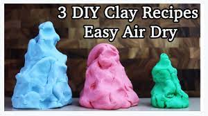 diy air dry clay recipes fast and easy