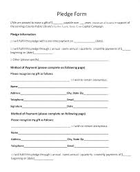 Church Donation Form Template Free Donor Receipt Charitable