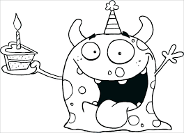 Free Printable Birthday Cards To Color Full Size Of Coloring