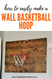 Wall Basketball Hoop Diy From Pallet