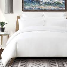 washed linen cotton blend bed sheet set