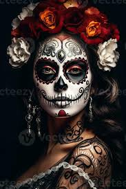 sugar skull makeup made